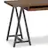 Alt View 14. Simpli Home - Sawhorse industrial 50 inch wide solid walnut wood and metal small desk - Walnut.