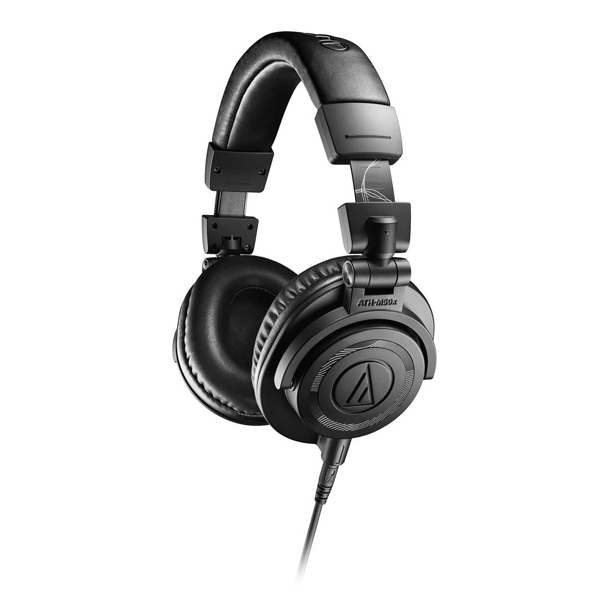 Front. Audio-Technica - Audio-Technica ATHM50XENSO LE Headphones, Black - Black.