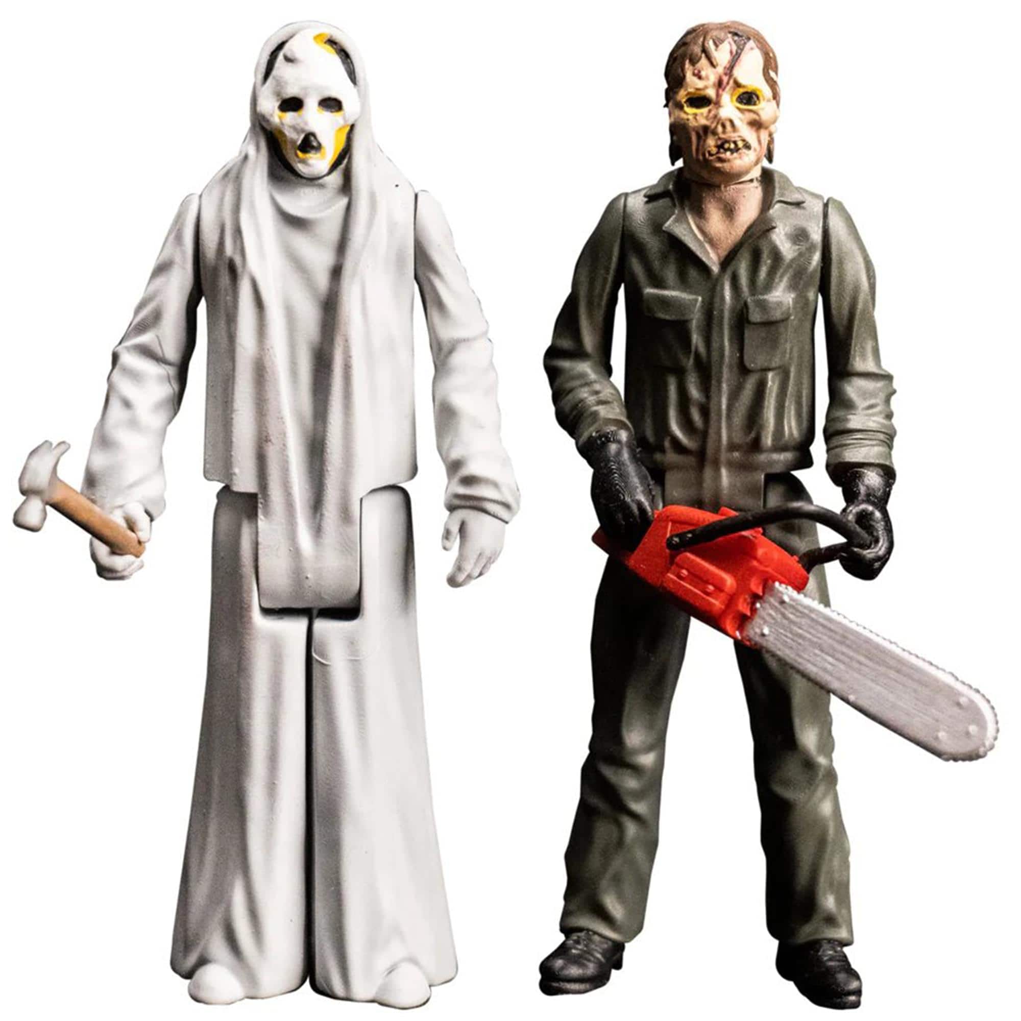 Trick or Treat Studios - Haunt 3.75 Inch Action Figure 2-Pack | Ghost & Zombie - White