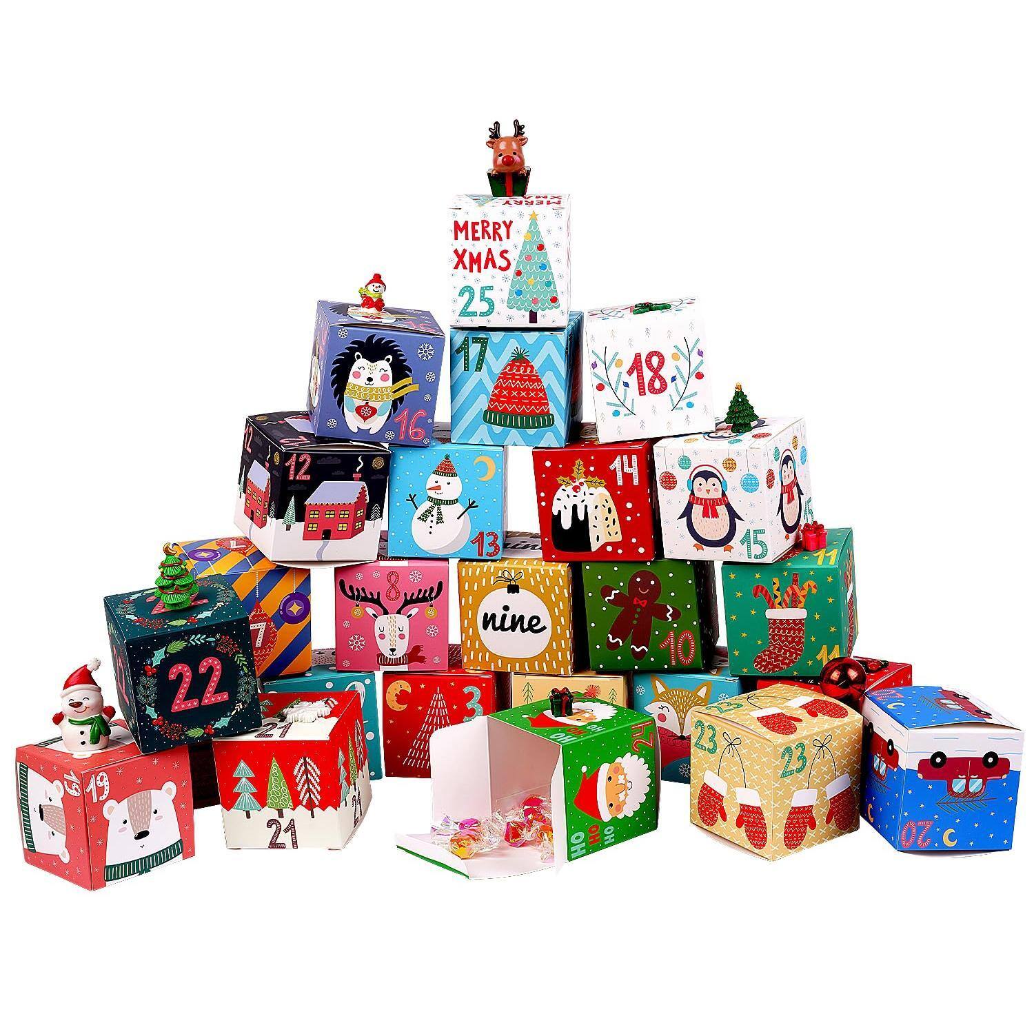 Paradigms Interiors 24 Diy Christmas Advent Calendar Boxes Days ...
