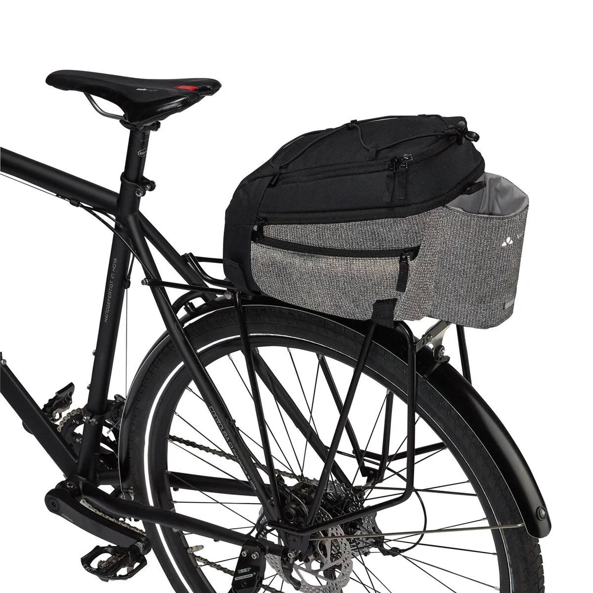 Alt View 4. VAUDE - Vaude Silkroad L Luminum Bike Rack Bag with Detachable Shoulder Strap - Black - Black.