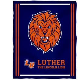 Vive La Fete - Lincoln Lions 36'' x 48'' Children's Mascot Plush Blanket - Multicolor