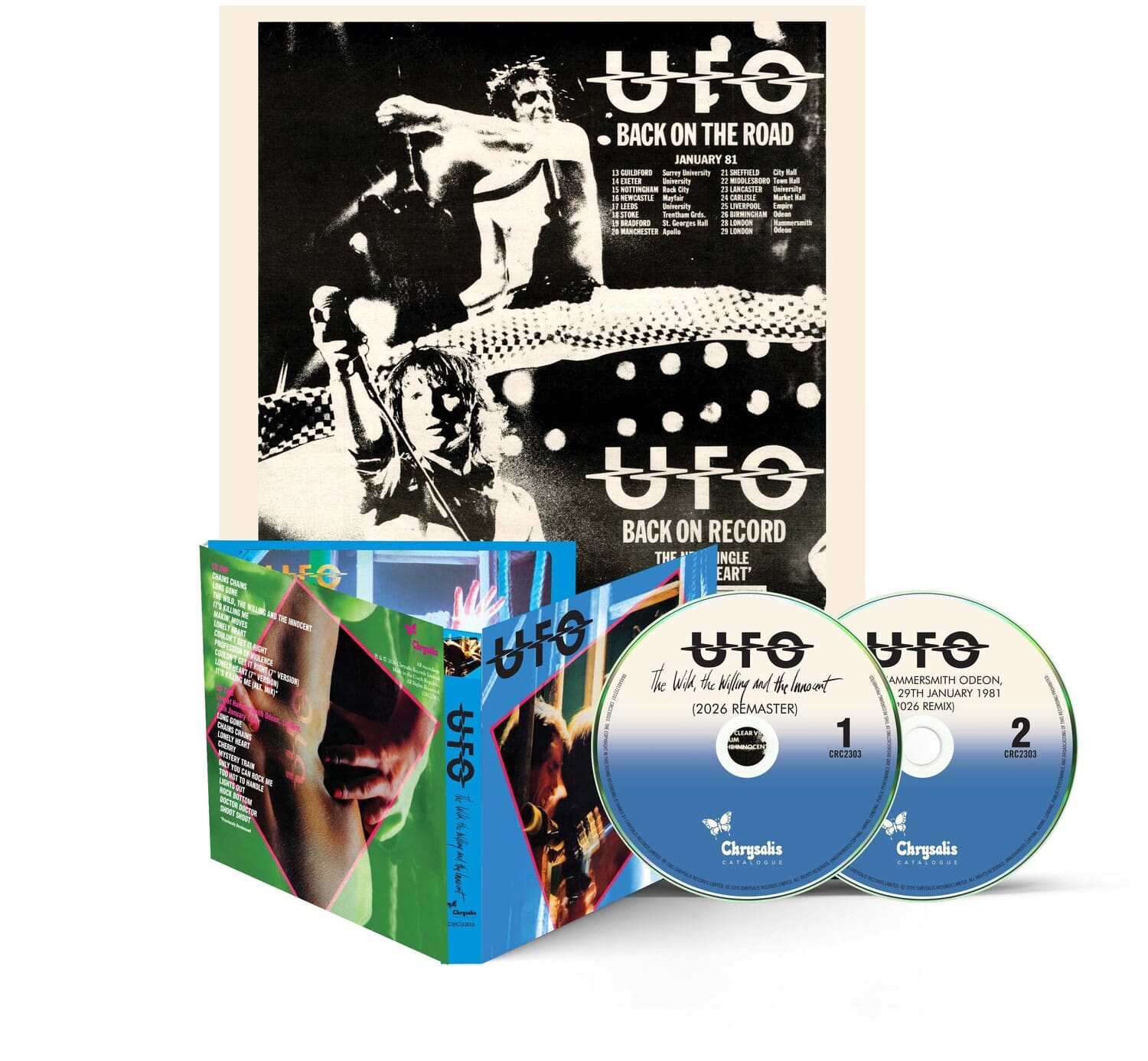 UFO - The Wild, the Willing & the Innocent   - COMPACT DISCS [CD] price history on PriceWatchPro