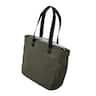ALPAKA - Metro Tote Laptop Tote Bag for Work, Work Tote Fits 16" MacBook Pro, Side Bottle Pocket, Weather-Resistant, Key Tether - Green Axoflux 210D