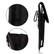 Angle. Kitcheniva - Vertical Cell Phone Holster Pouch Wallet Case With Belt Clip - Black.