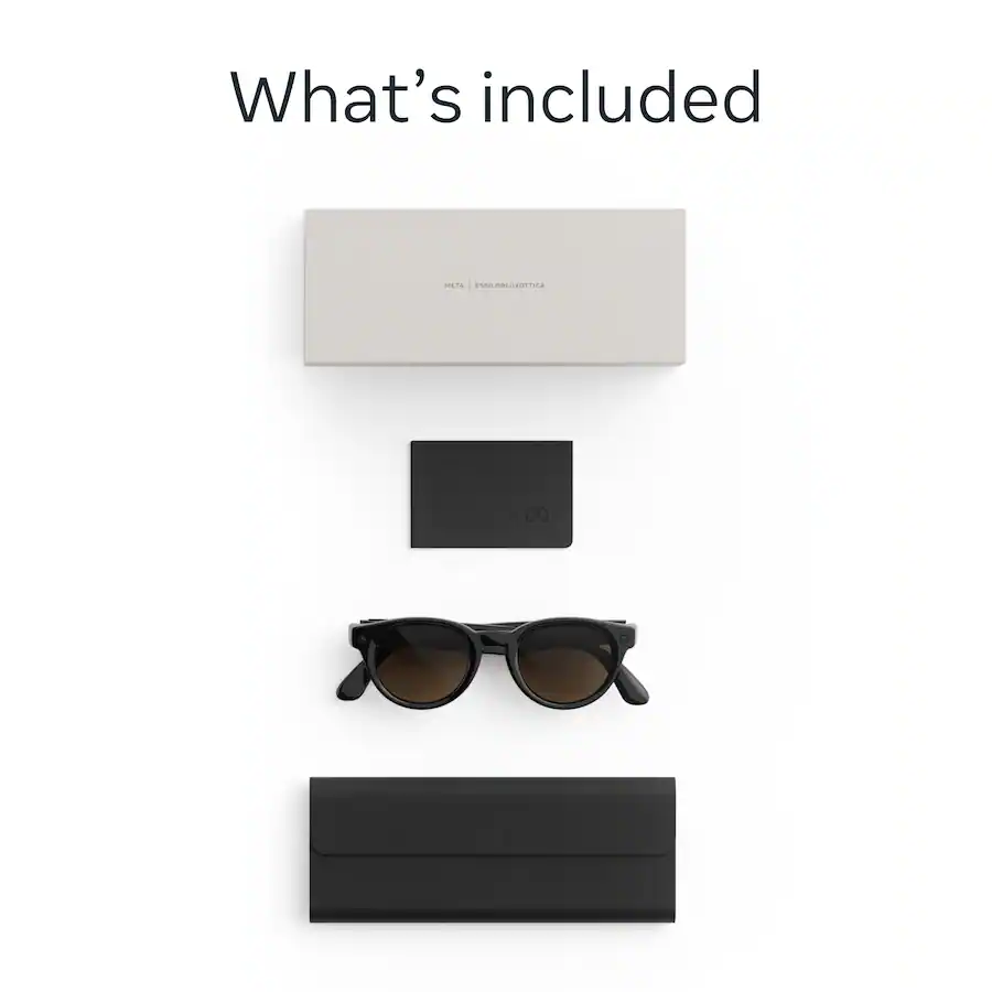 Camera Color Brown Meta Glasses, Nova Standard, Smart Frame, AI Glasses with Camera Brown ...