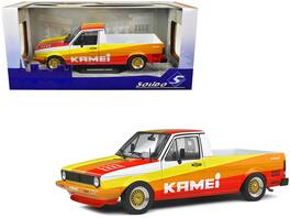 1982 Volkswagen Caddy MK 1 Pickup Truck "Kamei Tribute" 1/18 Diecast Model Car by Solido - Multi