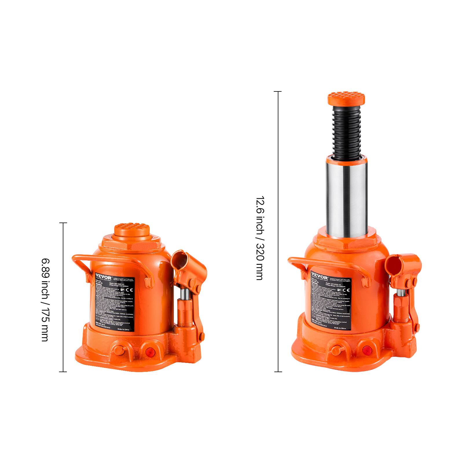 6.89 inch / 175 mm  
YEVOR 1  
12.6 inch / 320 mm  
YEVOR 2