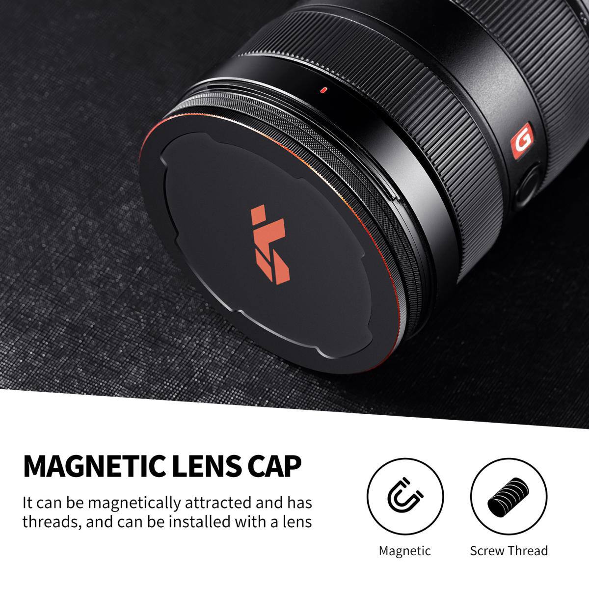 MAGNETIC LENS CAP

It can be magnetically attracted and has threads, and can be installed with a lens

Magnetic
Screw Thread