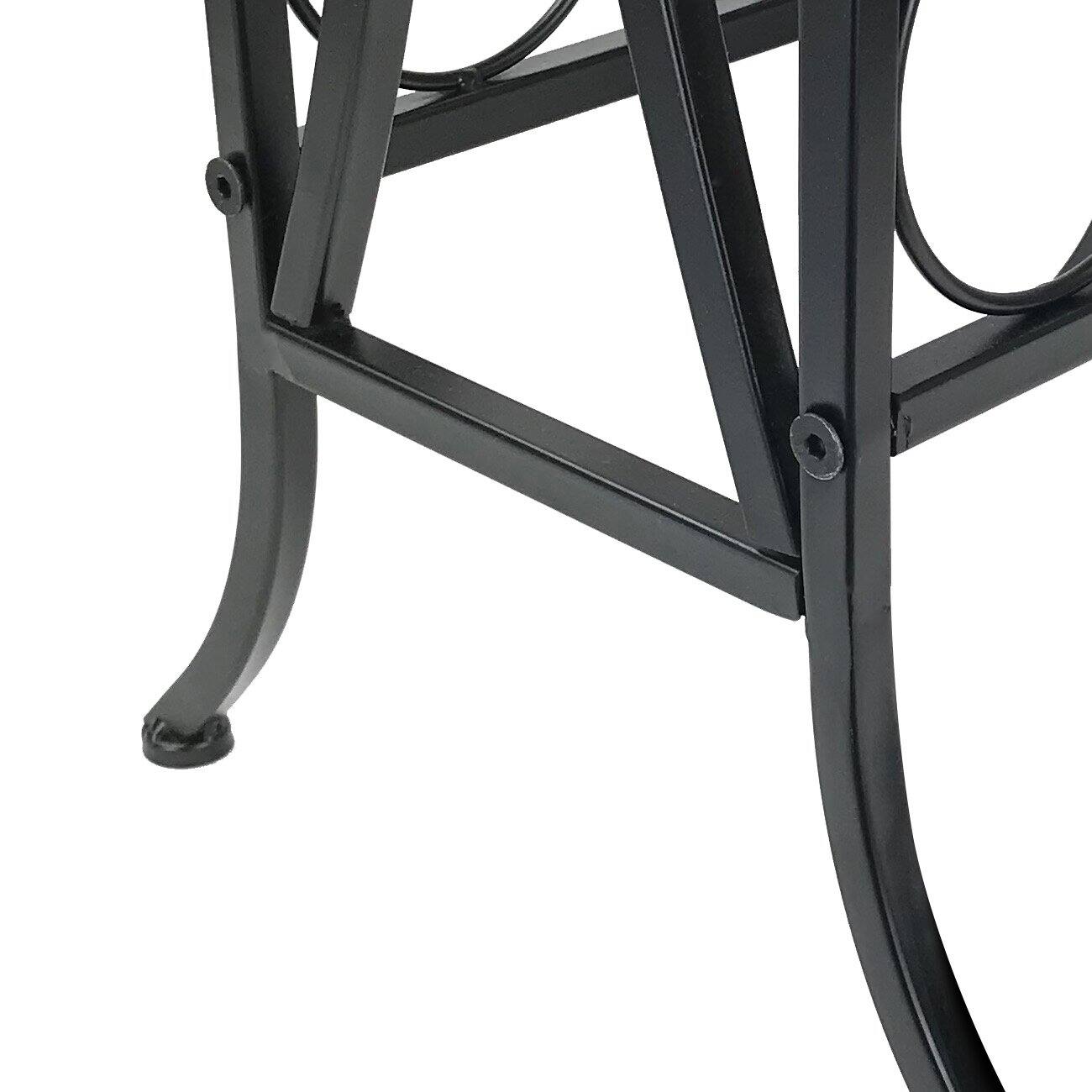 Alt View 4. Sorbus - Sorbus Chateau Style Wine Bottle Rack for Home and Cellar - Black.