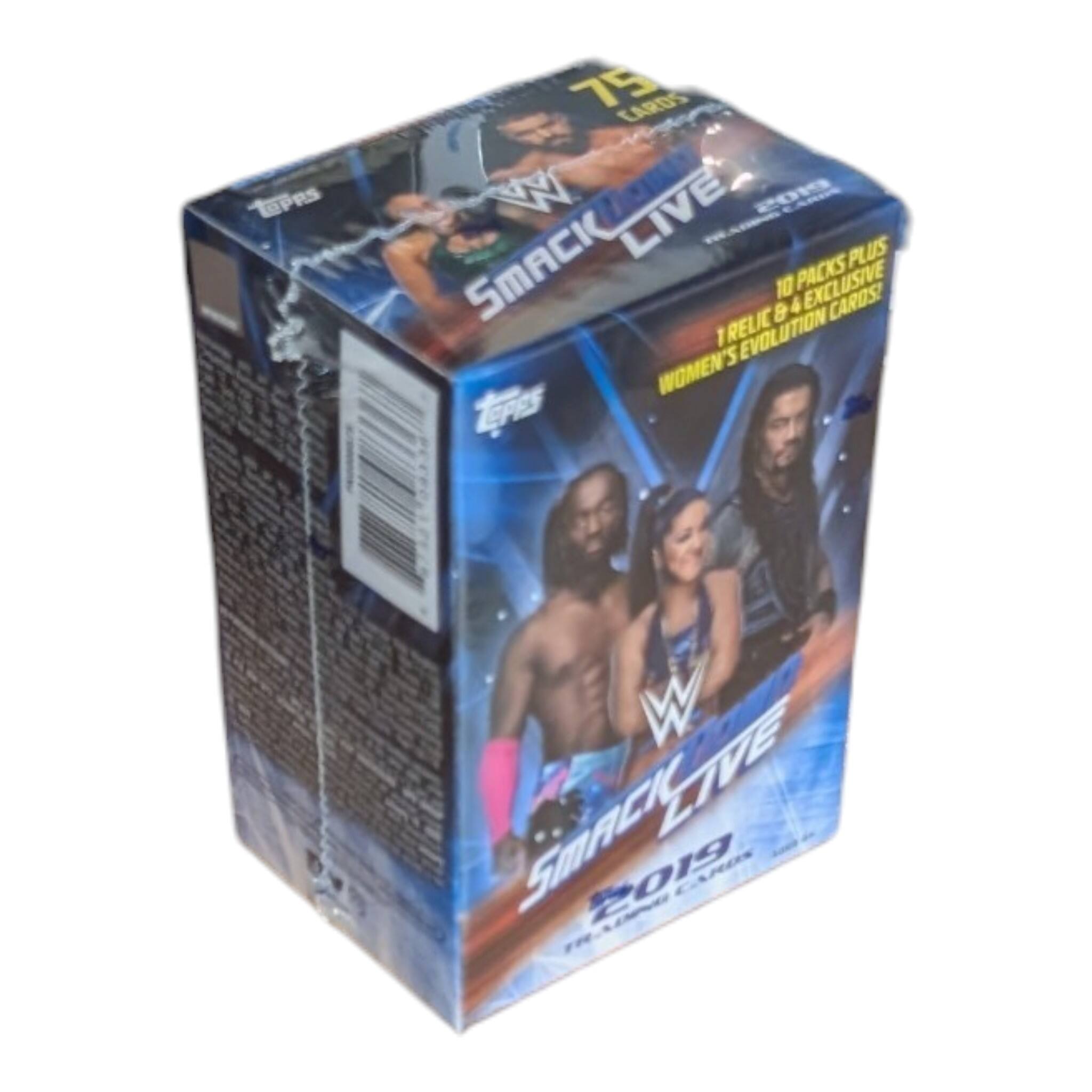 TOPPS 75 CARDS W LIVE 2019 SMACK LIVE 10 PACKS PLUS 1 RELIC & 4 EXCLUSIVE CARDS! WOMEN'S EVOLUTION
