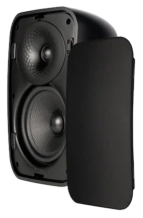 Front. Sonance - MX52 SST SINGLE SPEAKER - Mariner MX Series 5-1/4" 2-Way Outdoor Surface Mount Single Stereo Speaker (Each) - Black.