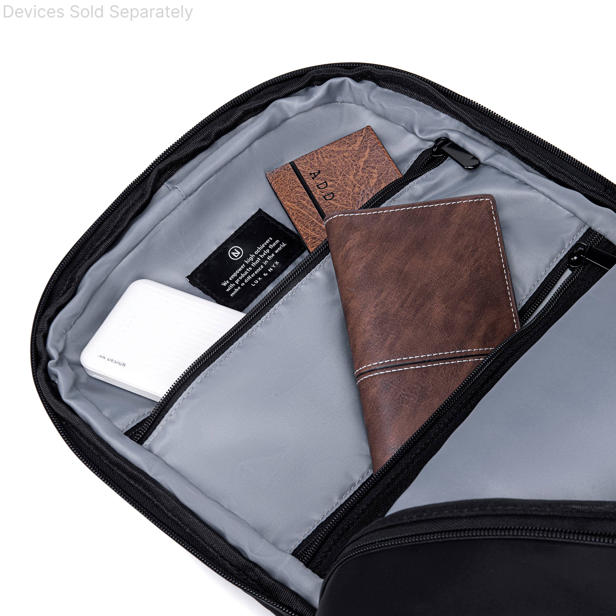 Devices Sold Separately

ADD

We believe that the world is a better place when we are connected. That's why we created this wallet. It's designed to keep your essentials organized and secure. With RFID blocking technology, your personal information is protected. Made with high-quality materials, it's built to last.