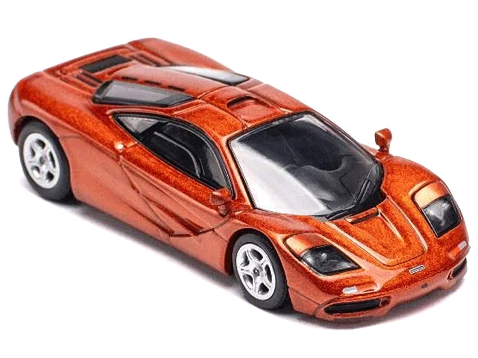 Alt View 4. Pop Race - McLaren F1 Orange Metallic 1/64 Die Cast Model Car by Pop Race.