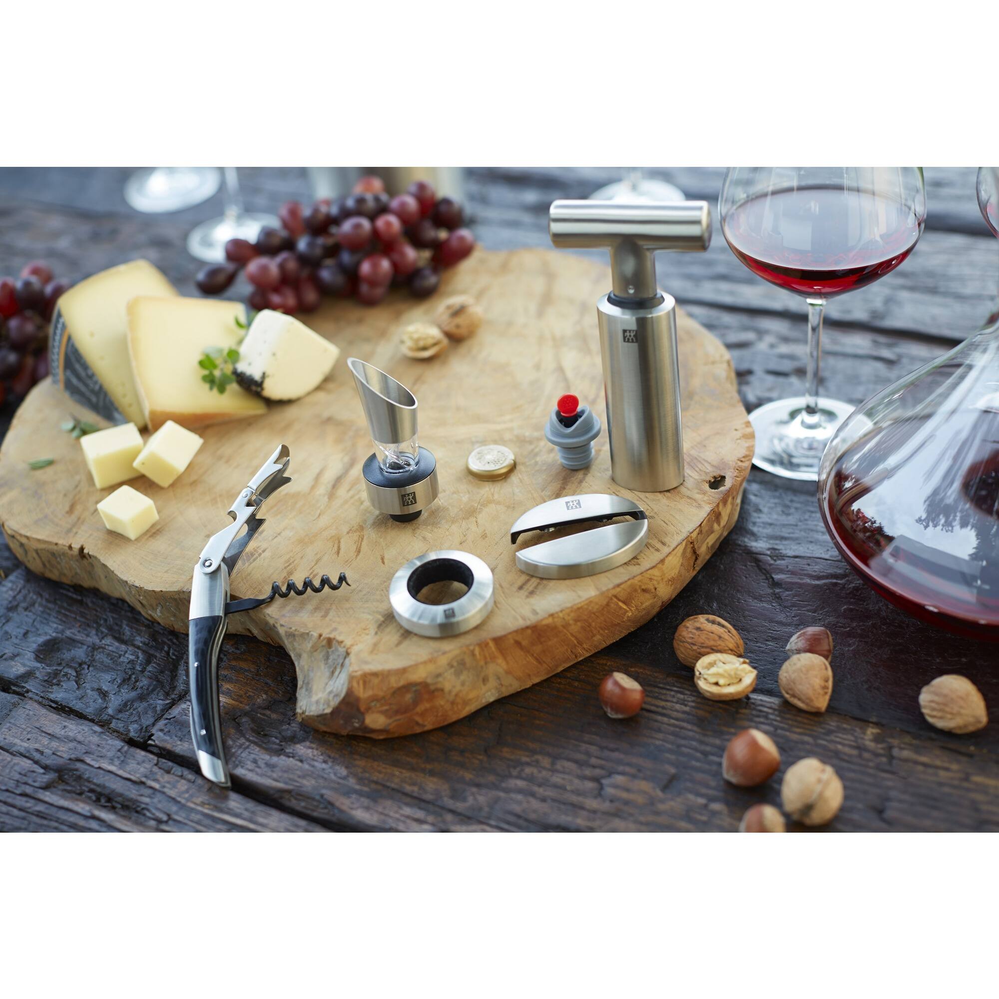 Alt View 5. ZWILLING - ZWILLING Sommelier 4-pc Wine Tool Set - Stainless Steel.
