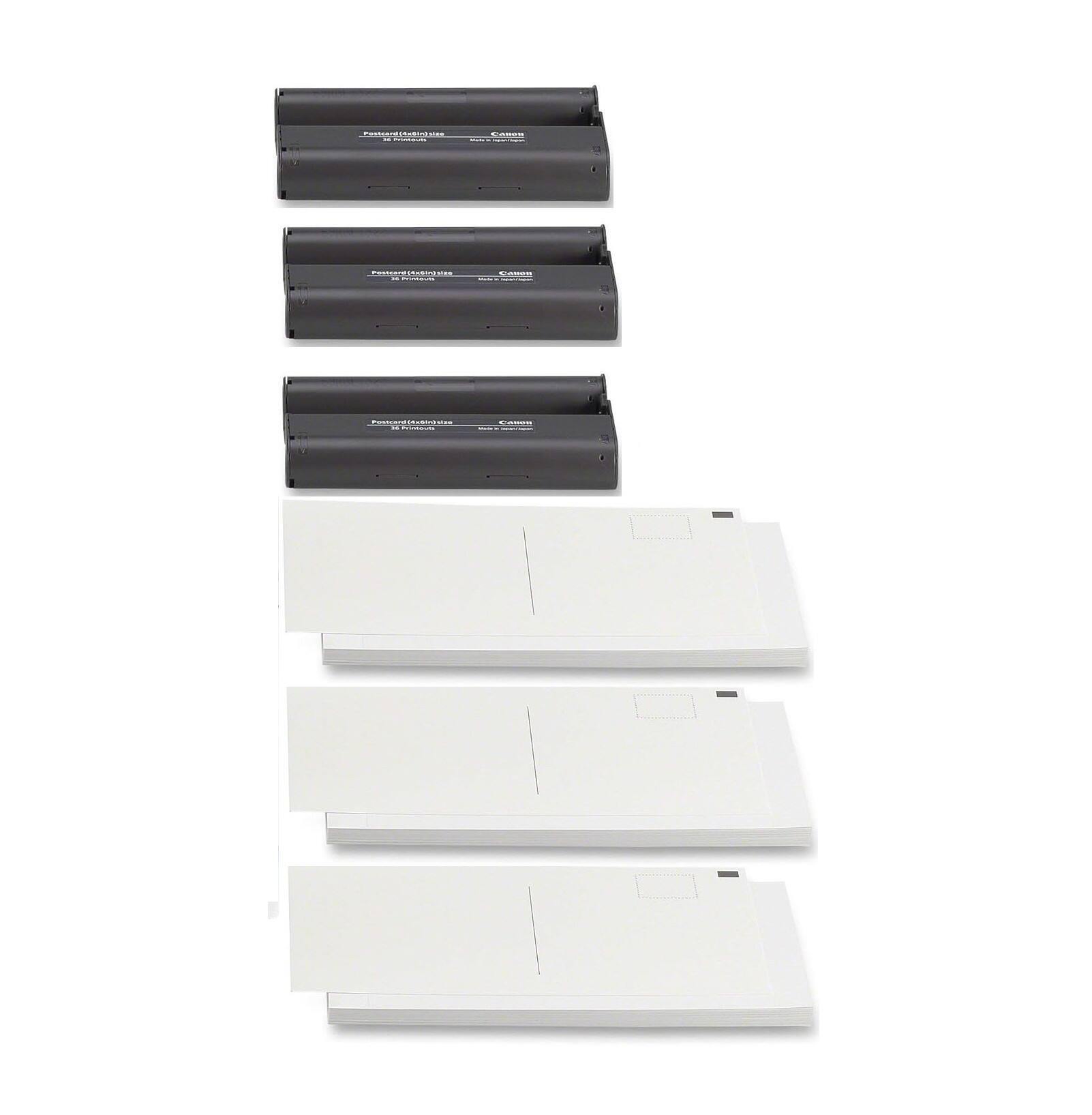 Alt View 2. Canon - Canon KP-36IP Color Ink and Photo Paper Set 4"x 6" for Canon Selphy Printers (108 Sheets) Bundle - Multicolor.