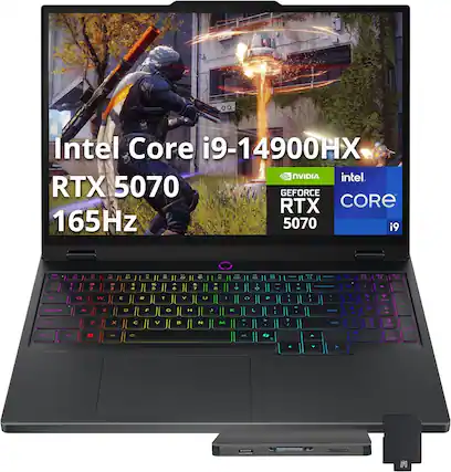 Intel Core i9-14900HX
NVIDIA RTX 5070
165Hz