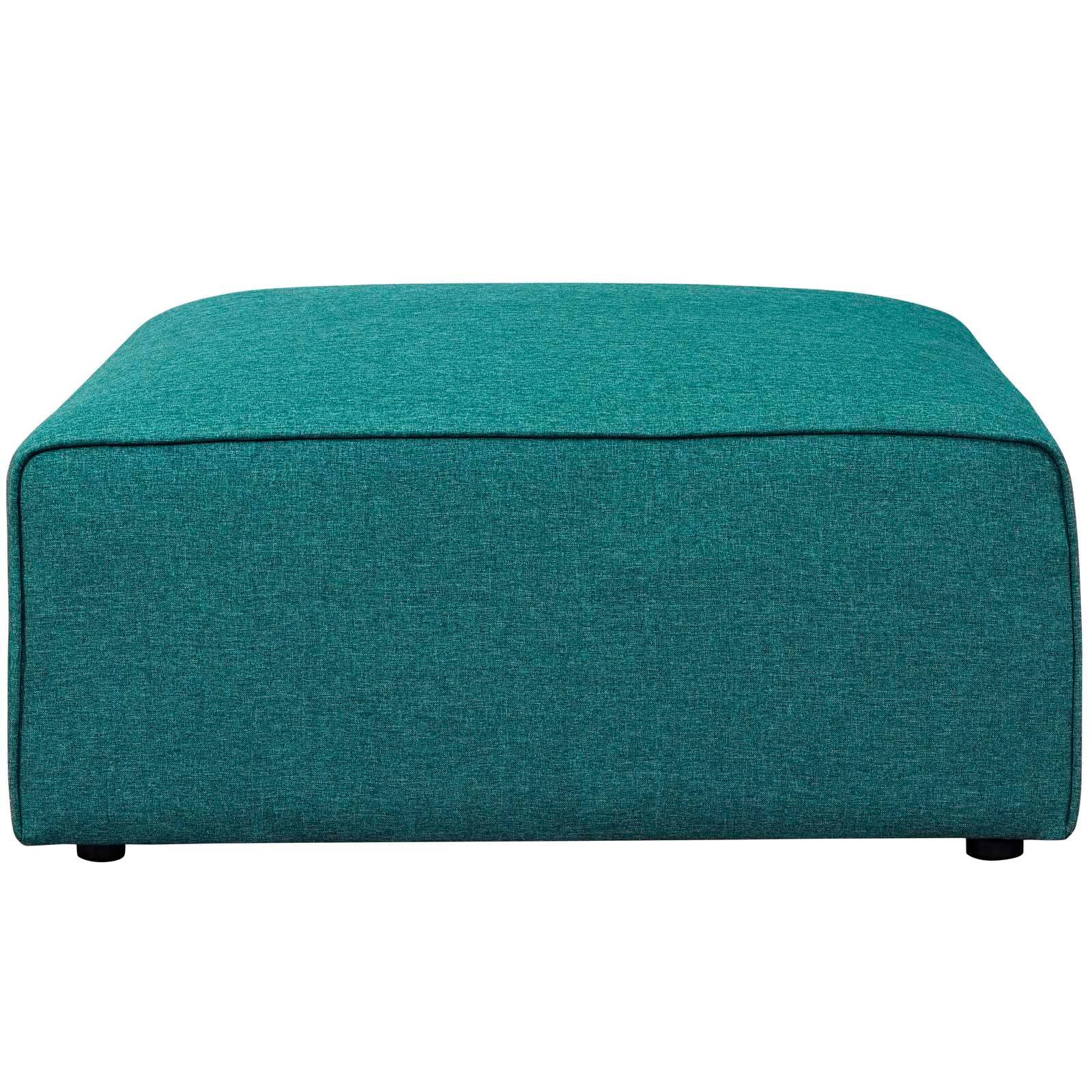 Back. Modway - Mingle Fabric Ottoman by Modway - EEI-2726-TEA.