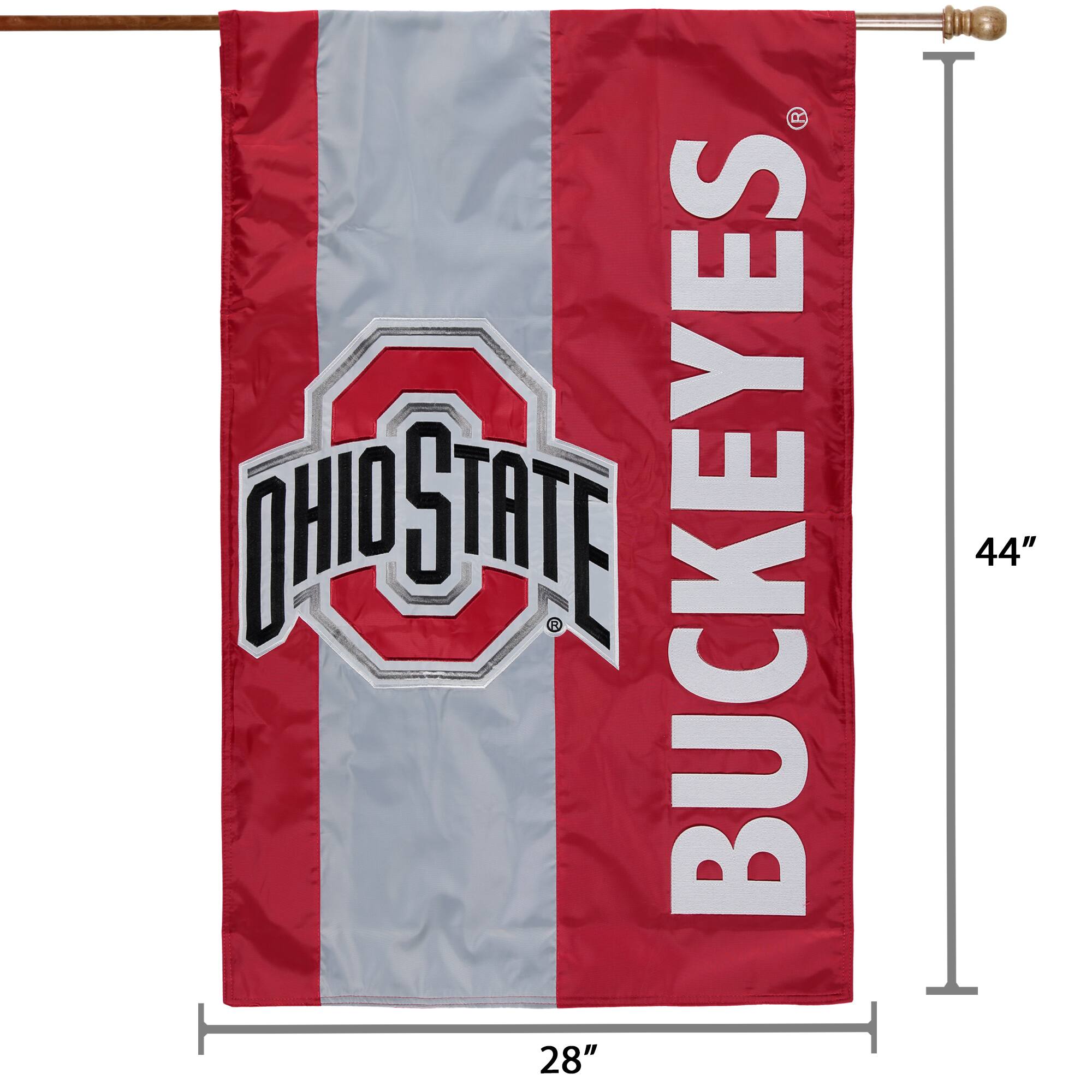 OHIO STATE BUCKEYES  
28" x 44"