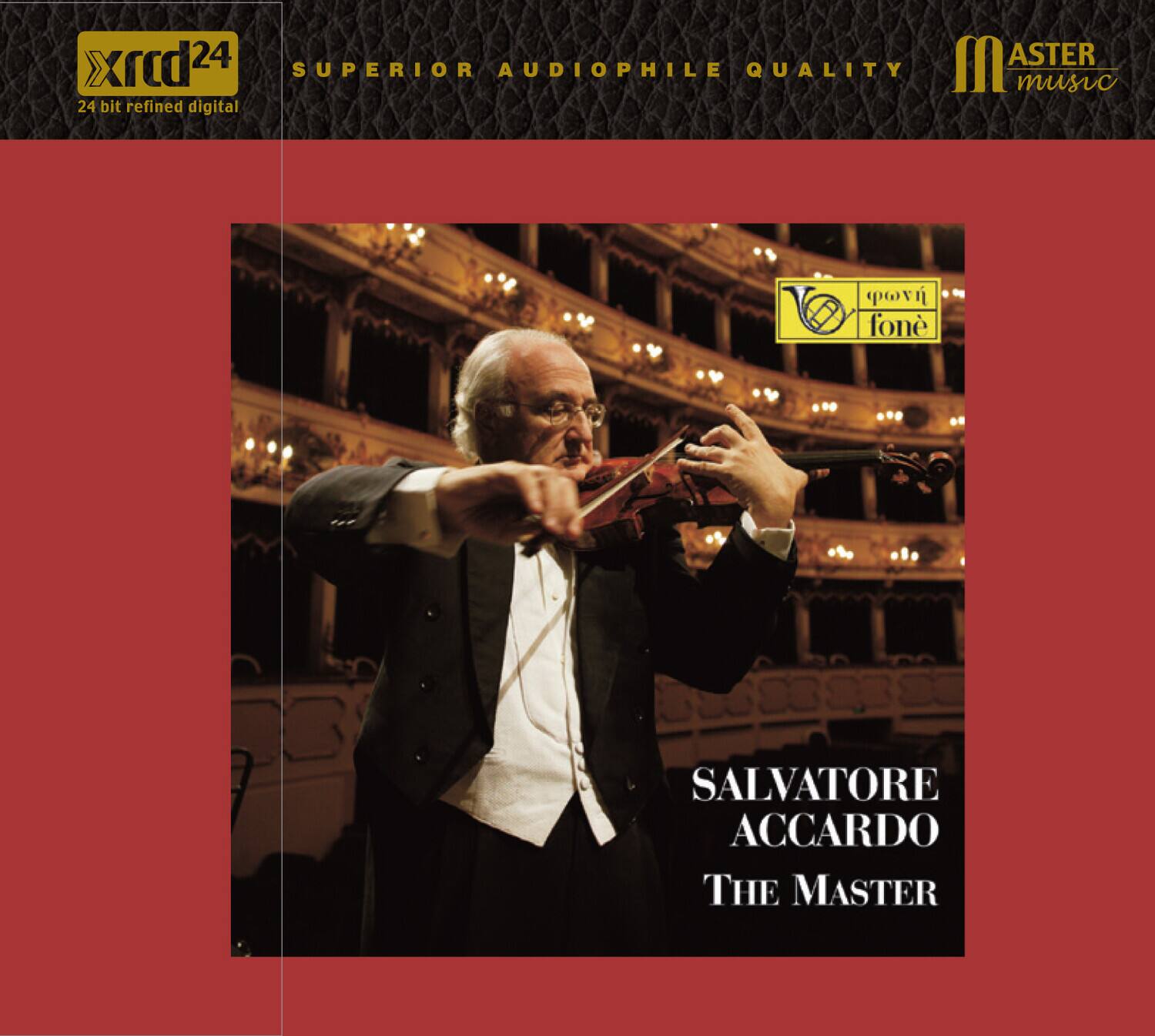 xrcd24  
24 bit refined digital  

SUPERIOR AUDIOPHILE QUALITY  

MASTER music  

SALVATORE ACCARDO  
THE MASTER  

apollon  
fone