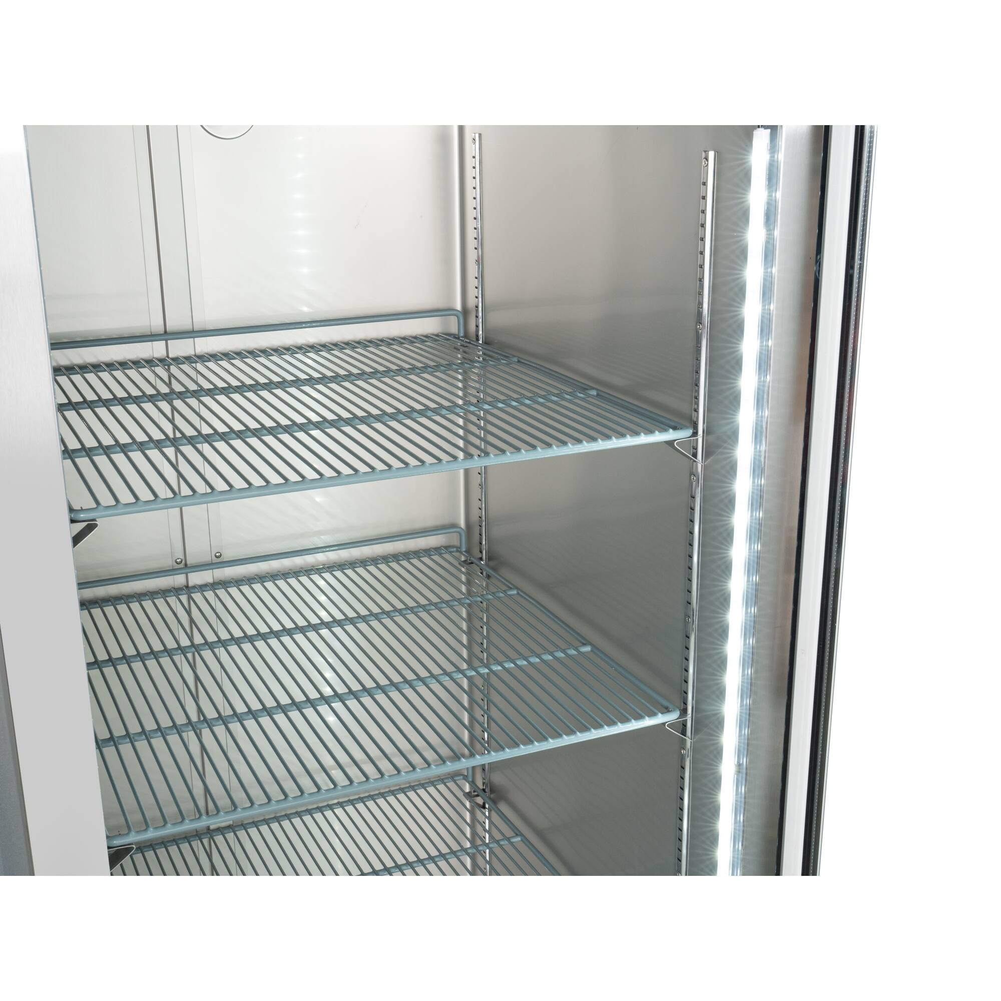 Alt View 3. Koolmore - 29 in. One-Door Reach-In Refrigerator - 21 Cu Ft. RIR-1D-GD - Stainless-Steel.