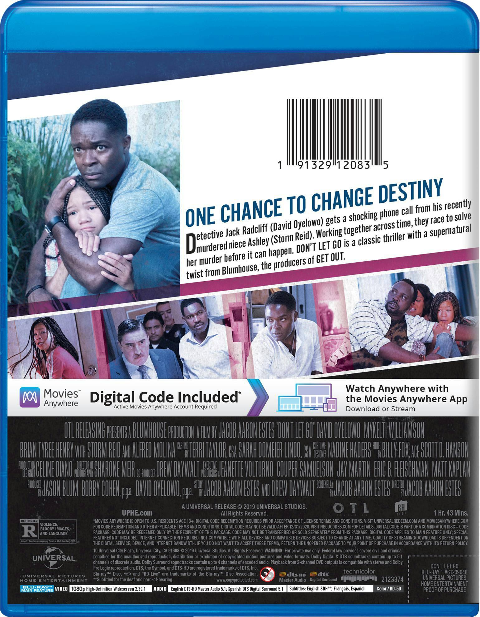 Angle. Don't Let Go (Blu-ray + Digital Copy) [Blu-ray].