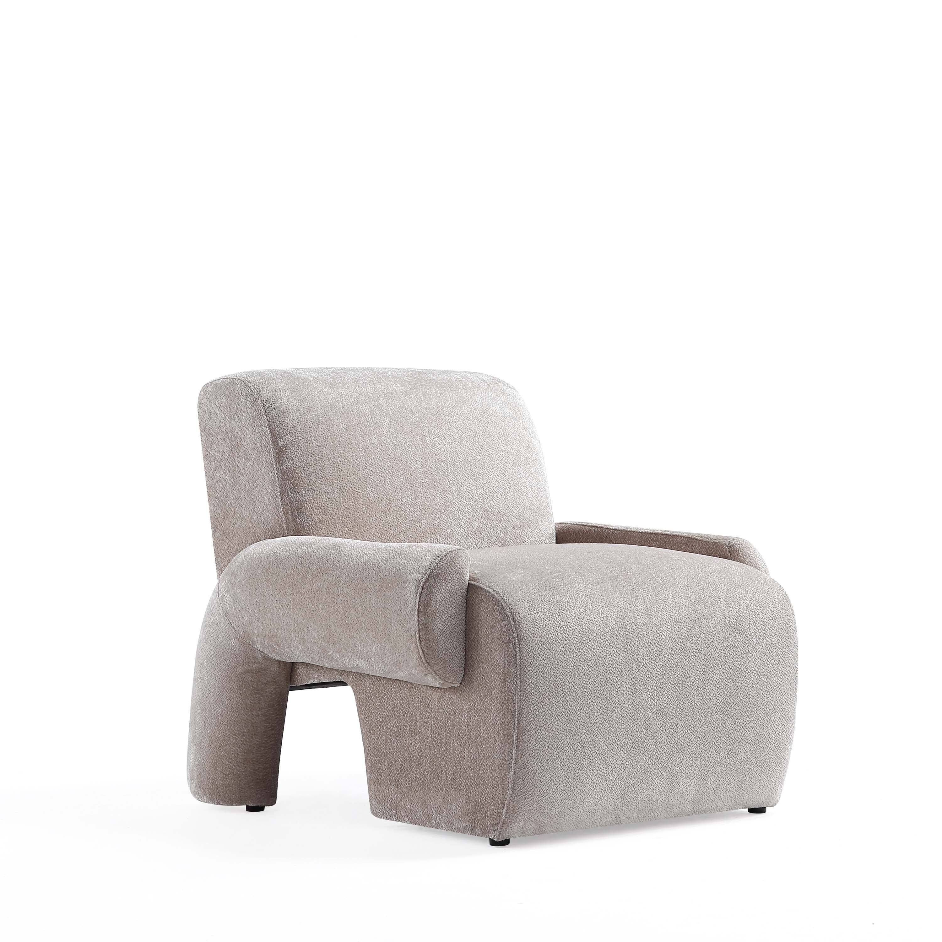 Alt View 4. Manhattan Comfort - Verandah Mid-Century Modern 3-Piece Sofa Set - Beige.