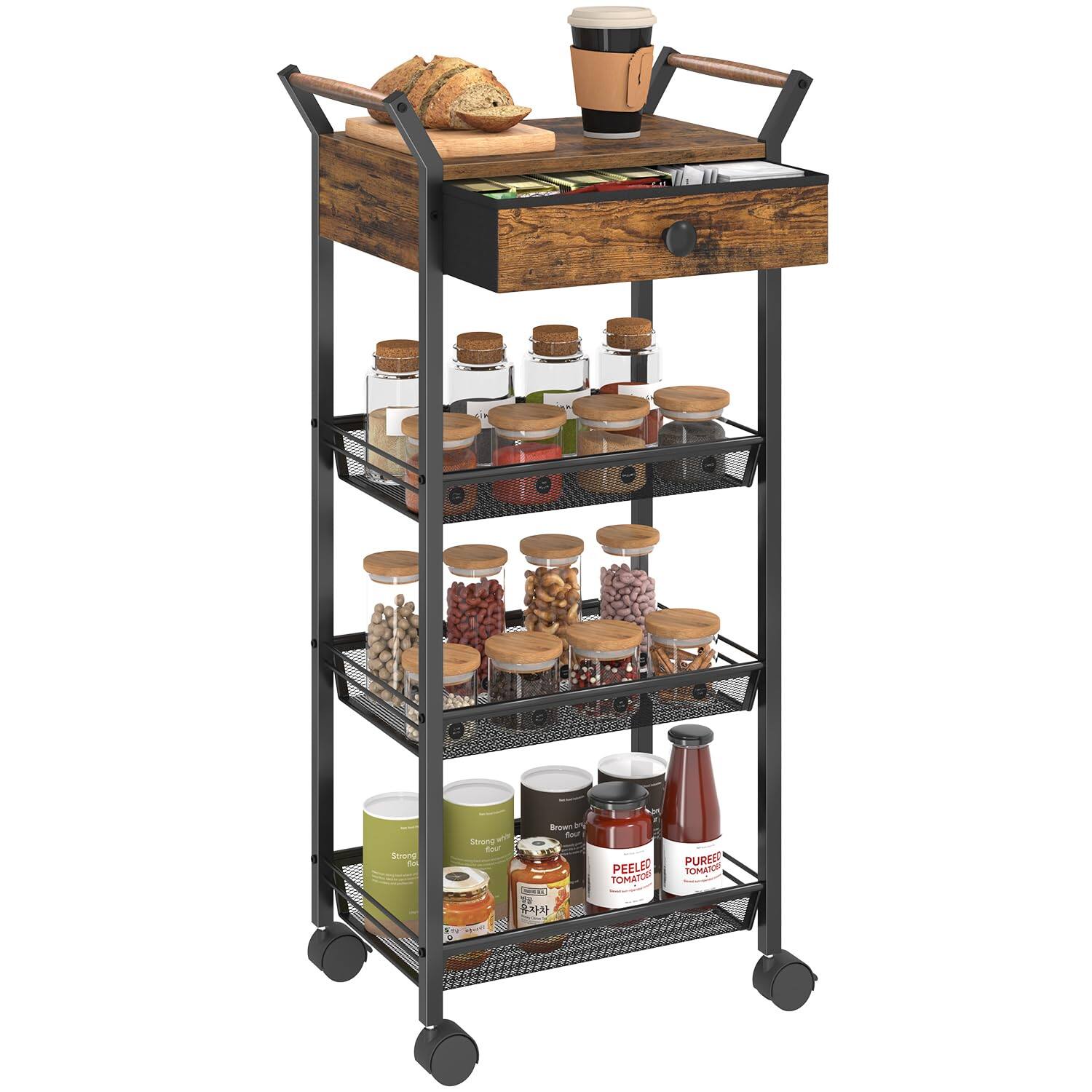 Rustic Brown 11 8 D x 18 1 W x 37 8 H