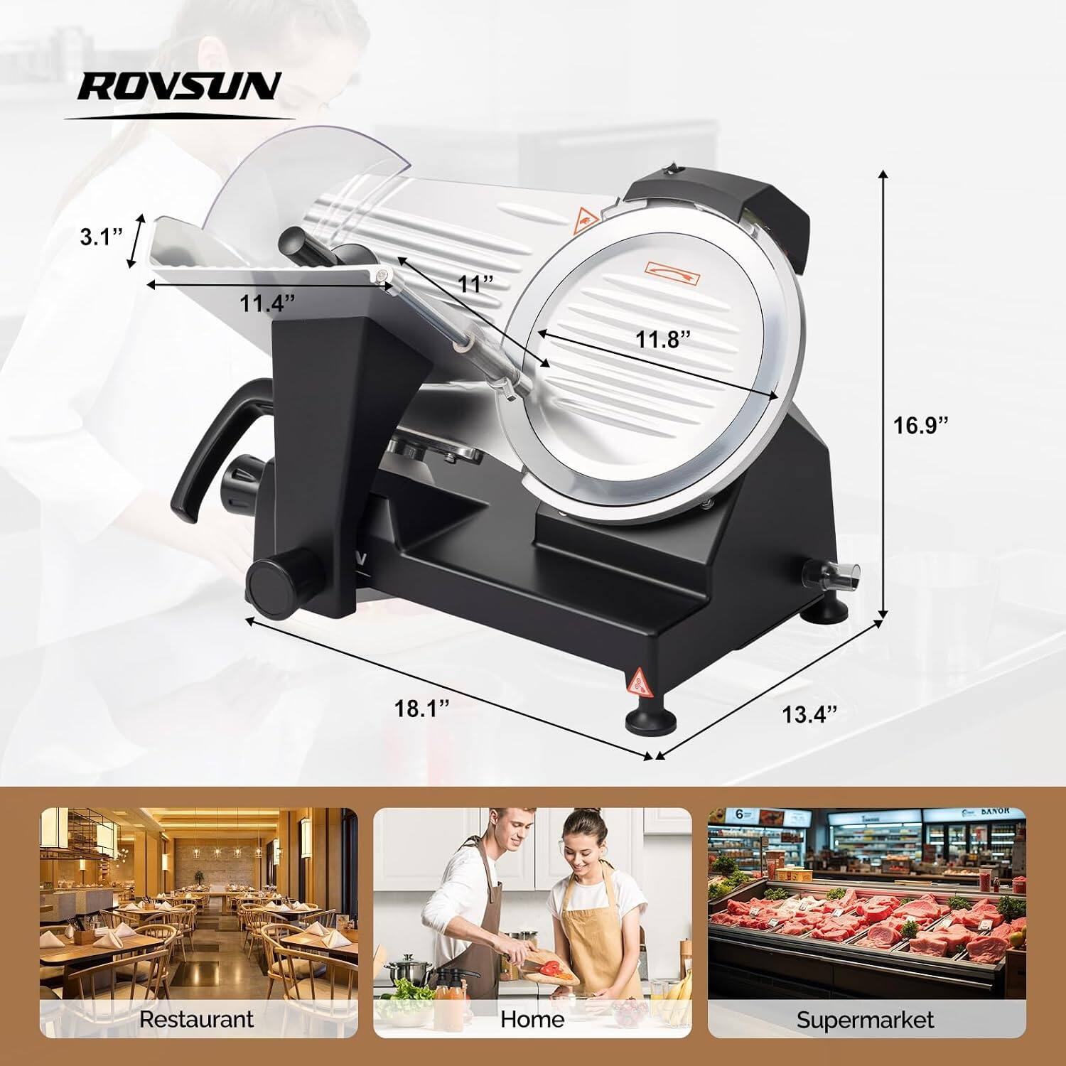 ROVSUN

3.1"
11.4"
11"
11.8"
16.9"
18.1"
13.4"

6

BAYOR

Restaurant
Home
Supermarket