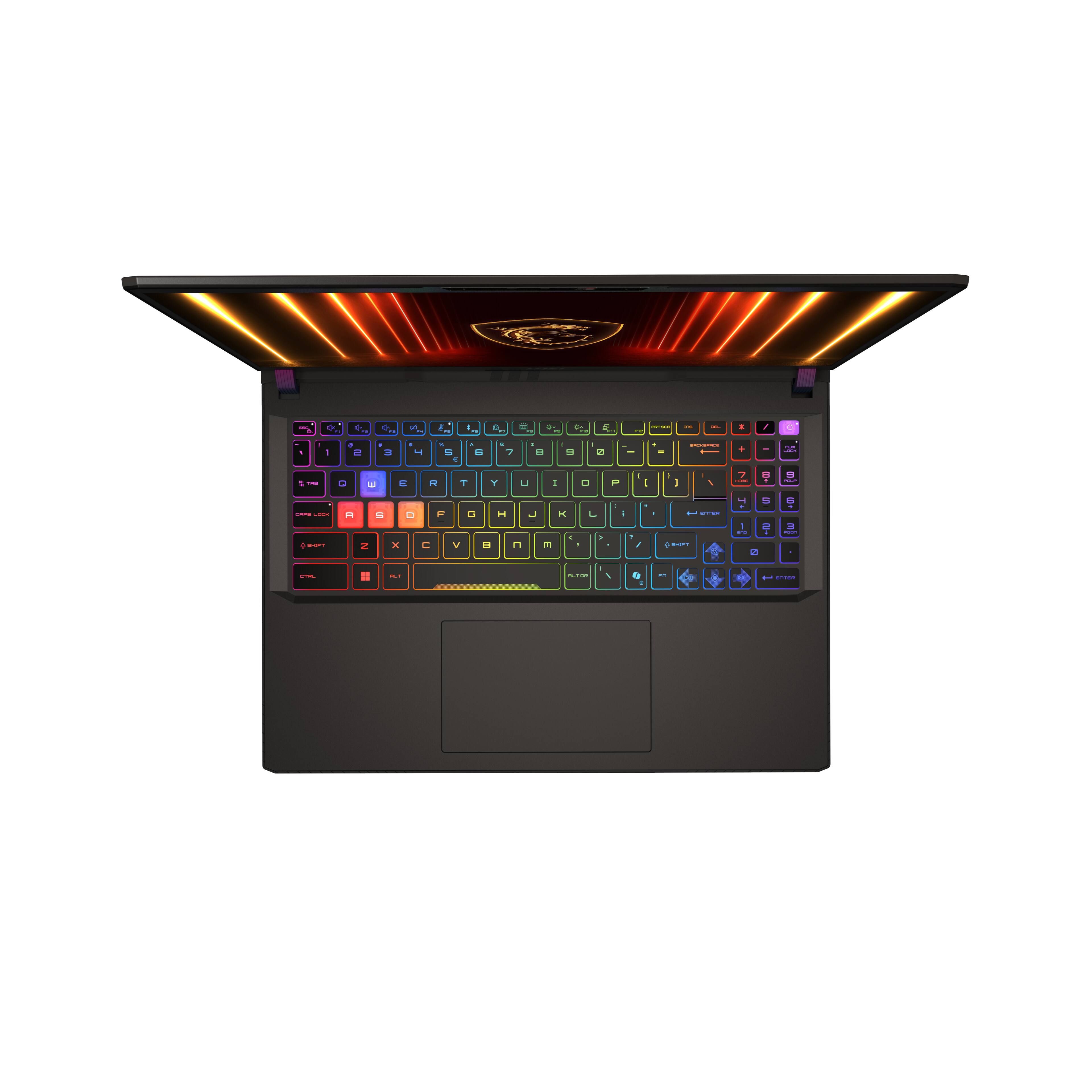 Alt View 1. MSI - MSI Vector A16 HX 16” QHD+ Gaming Laptop - AMD Ryzen 7 8840HX 2025 - RTX 5070 Ti - 16GB RAM - 1TB Storage - Cosmo Gray.