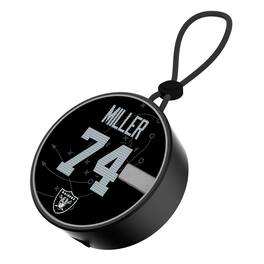 Keyscaper - Kolton Miller Las Vegas Raiders Bluetooth IP67 Waterproof Speaker - Black
