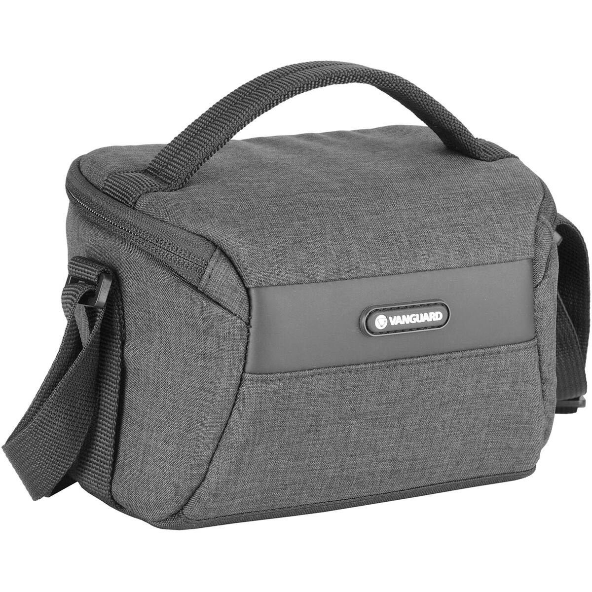 Front. Vanguard - Vanguard Vesta Aspire 12 1.6L Camera Shoulder Bag, Gray.