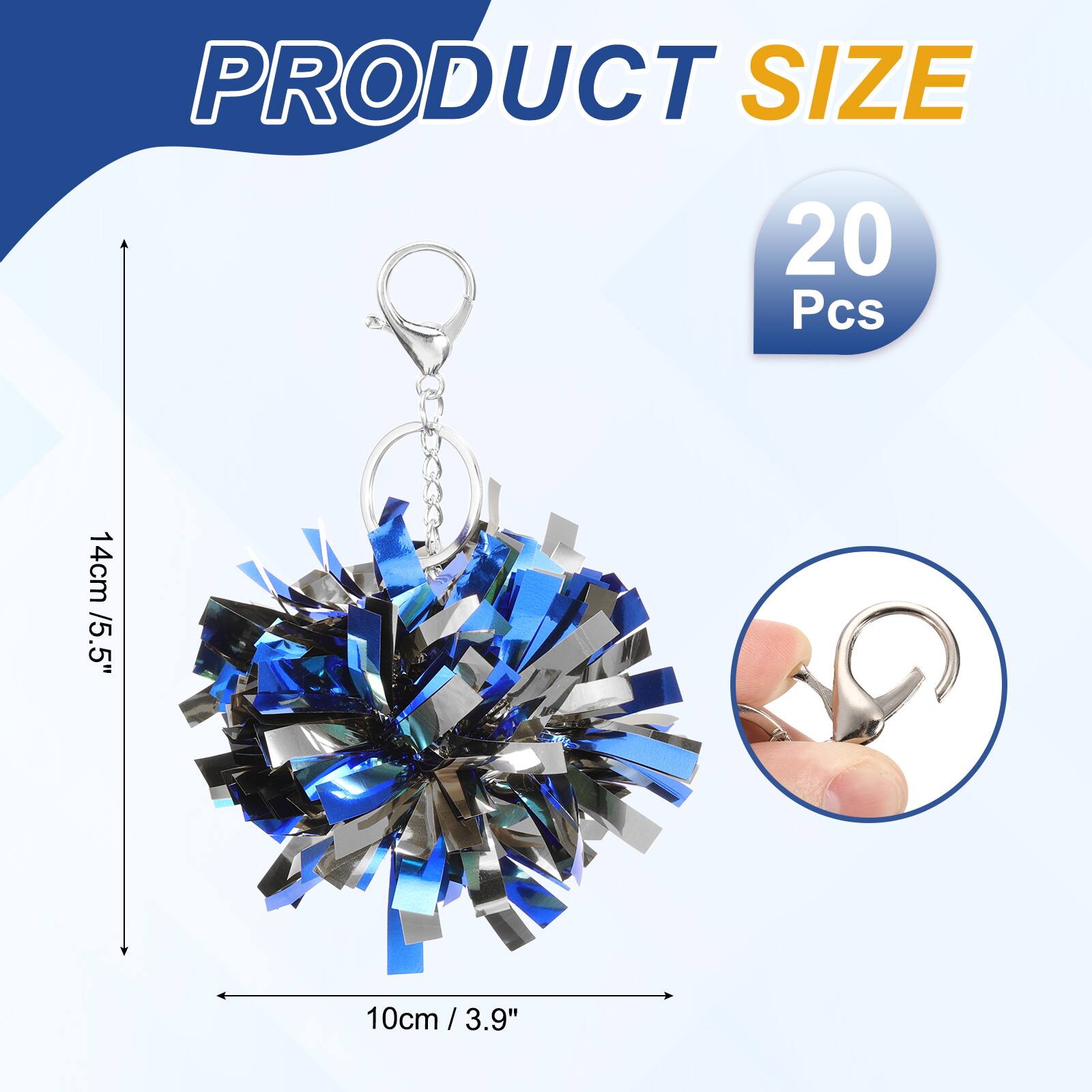 PRODUCT SIZE  
20 Pcs  
14cm / 5.5"  
10cm / 3.9"