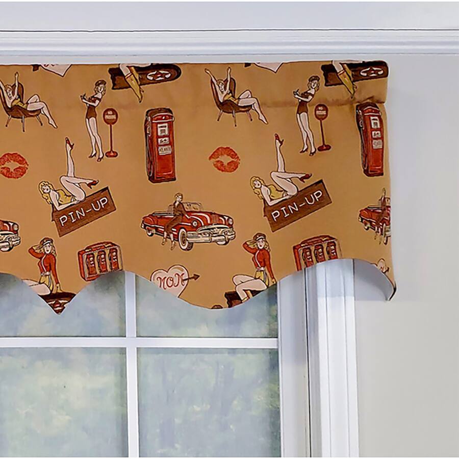 Window Valance Pin RLF Home Modern Design Classic Pin Up Regal Style Window Valance 50