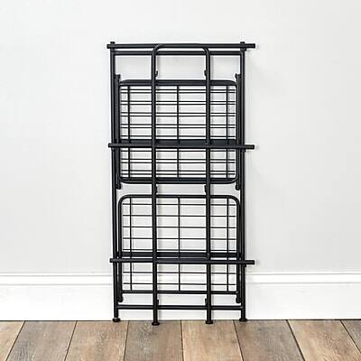 Alt View 5. Advantus - FlipShelf 3-Shelf Metal Unit, 14.5"W - Black.