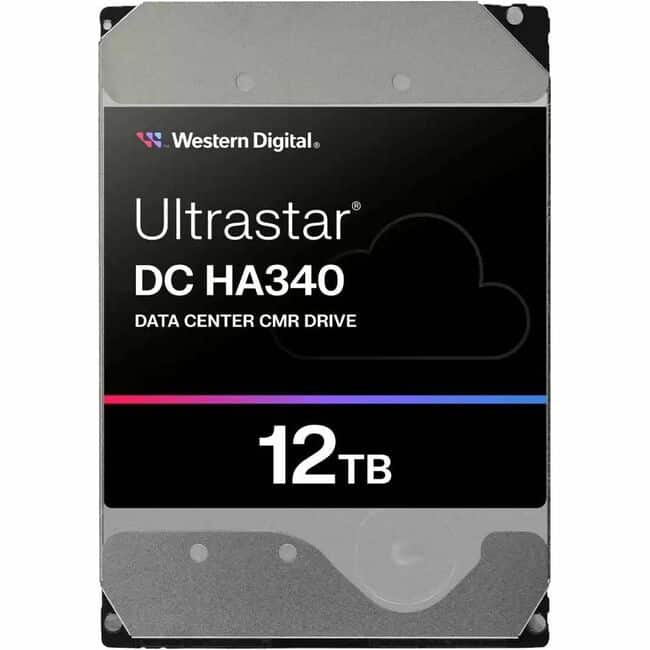 Western Digital - Ultrastar DC HA340 WUS721212BLE6L4 12 TB Hard Drive - 3.5" Internal - SATA (SATA/600) - Conventional