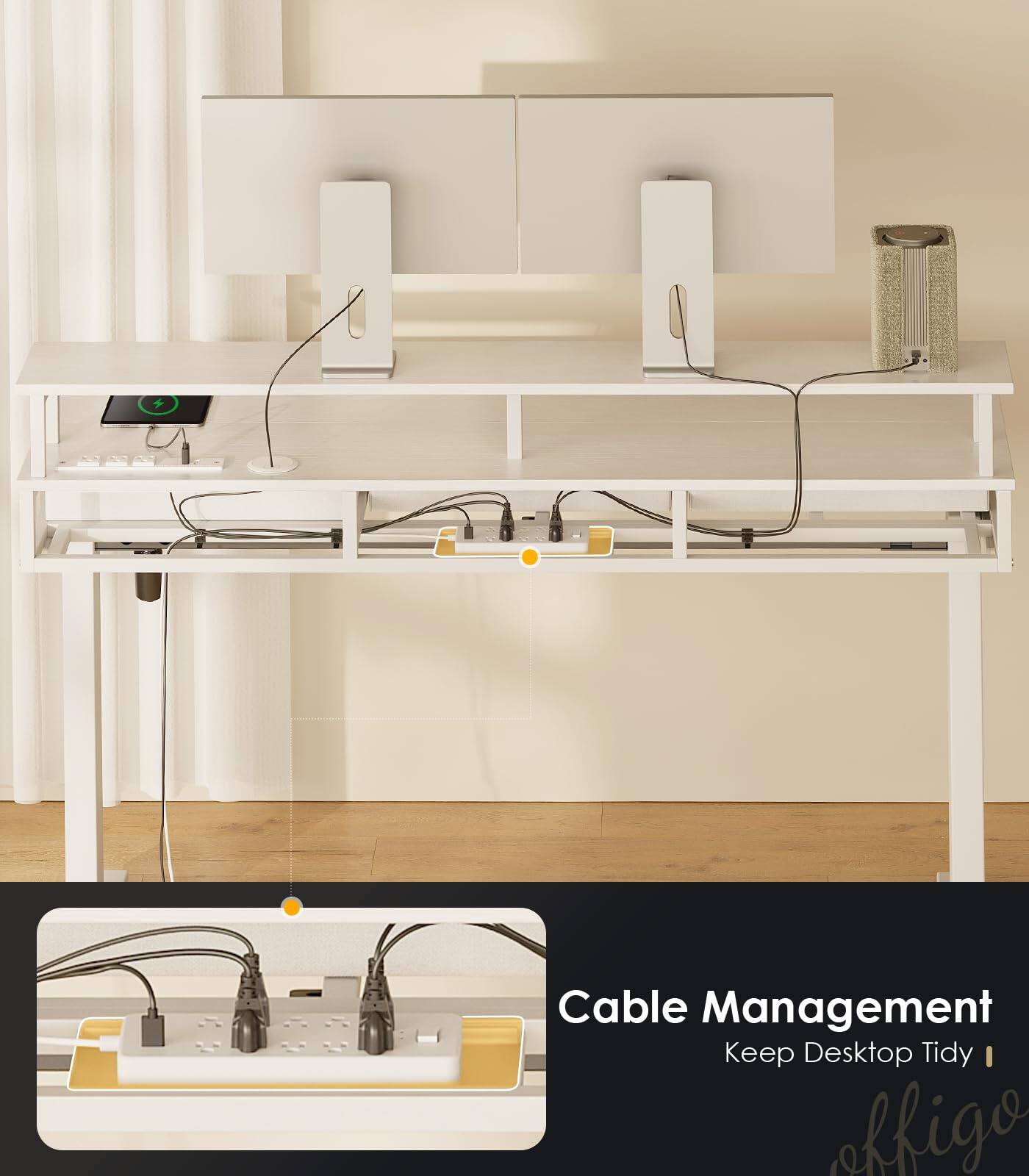Cable Management  
Keep Desktop Tidy  
alfigo