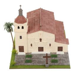 Wise Elk - Mission Santa Clara de Asis Mini Brick Building Kit, 1255 pcs - Multicolor