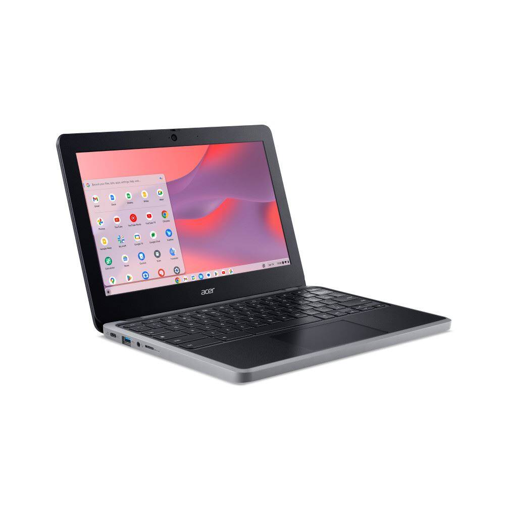 Angle. Acer - Chromebook 311 C723-K1JM 11.6" Laptop ARM Cortex A76 2.20GHz 8GB RAM 32GB SSD ChromeOS - Black.