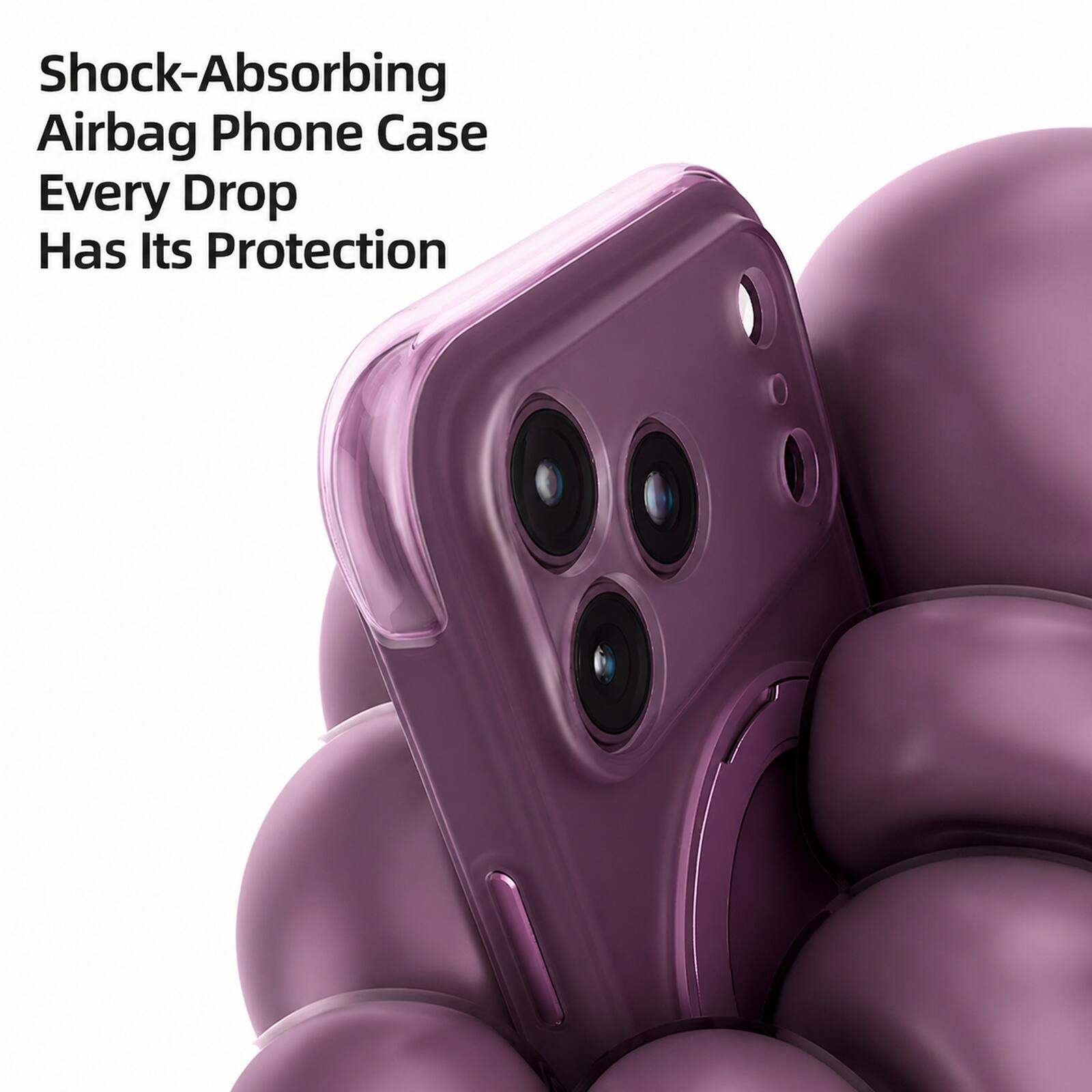 Shock-Absorbing Airbag Phone Case  
Every Drop Has Its Protection