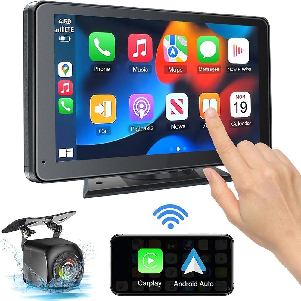 RTMB - Bluetooth 5.2, backup camera, AUX, FM transmitter, 7" HD touch screen