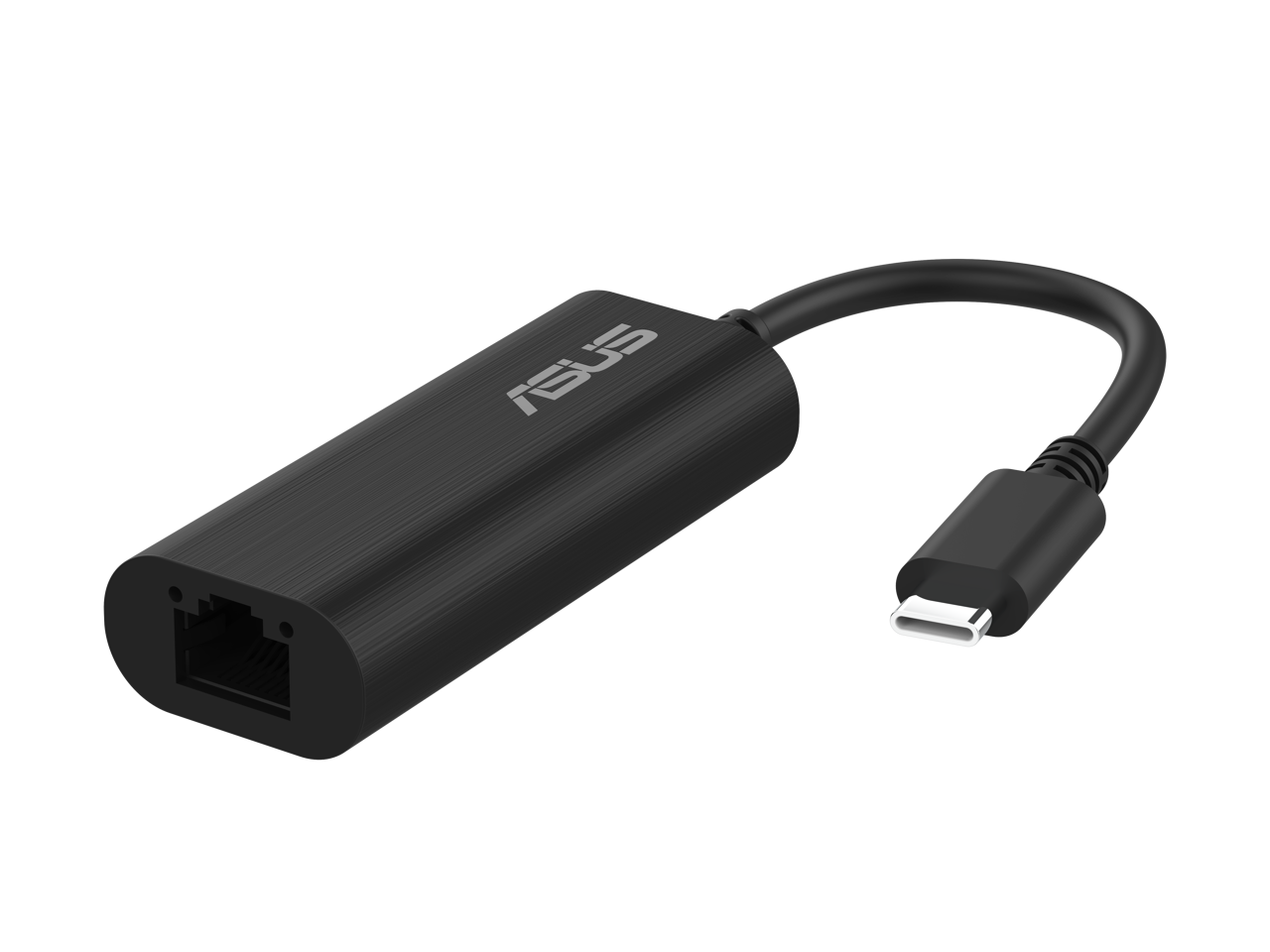 Front. ASUS - ASUS USB-C2500 V2 2.5Gbps Type-C Network Adapter, RJ45 LAN, USB-C High-Speed Transfer.