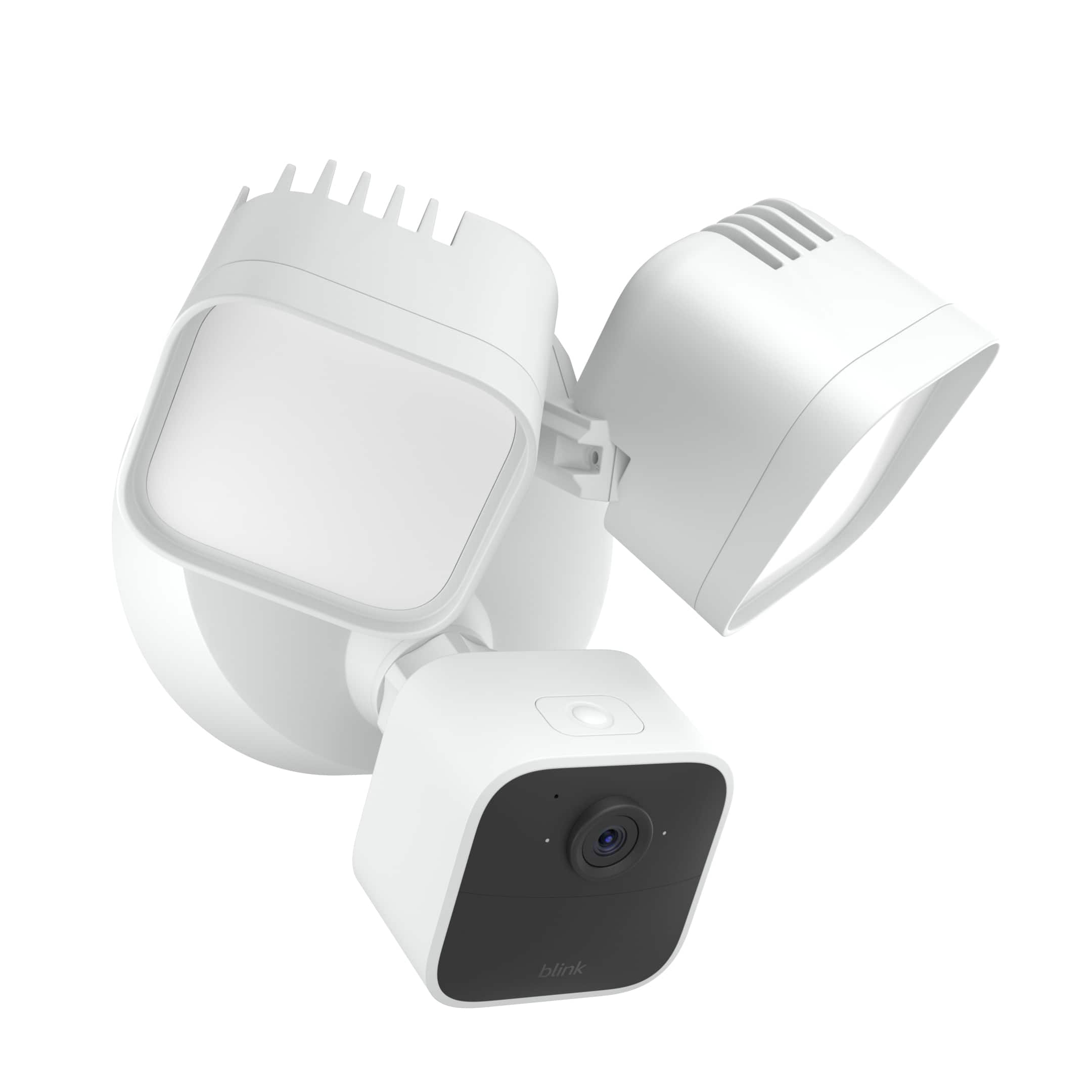 Blink - Wired Floodlight Camera - Smart security camera, 2600 lumens, HD live view, enhanced motion detection – 1 camera - White - Front_Zoom