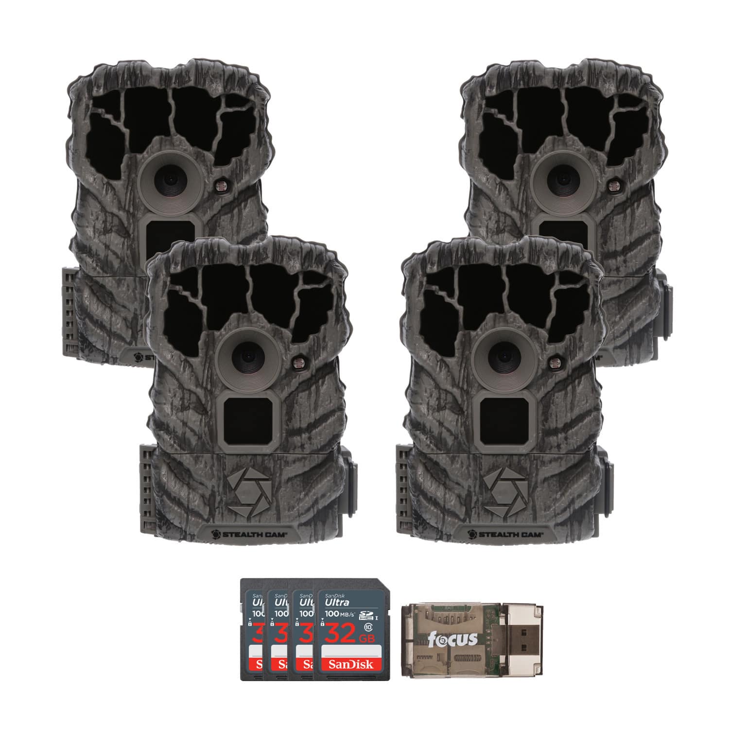 Stealth Cam - Browtine 14MP Trail Camera (4-Pack) with 32GB Cards and Card Reader price history on PriceWatchPro