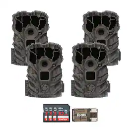 Stealth Cam - Browtine 14MP Trail Camera (4-Pack) with 32GB Cards and Card Reader