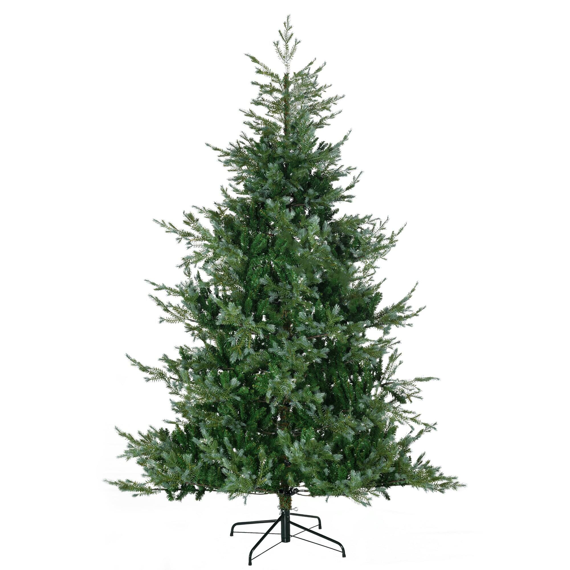 Alt View 4. BreeBe - 7.5ft Artificial Christmas Tree Holiday DÃ©cor with 1288 Branches - Green.