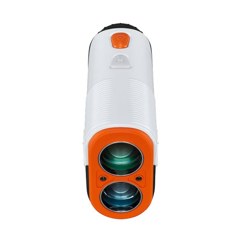 Alt View 9. Bushnell - A1-Slope Golf Rangefinder with Slope | 6X Magnification with Tournament Mode | Pinseeker JOLT and Bite Magnetic Skin - Orange.