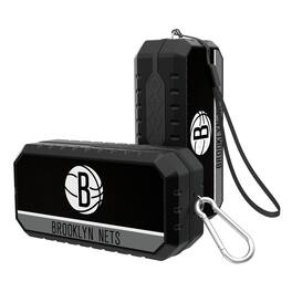 Keyscaper - Brooklyn Nets End Zone Water Resistant Bluetooth Speaker - Multicolor