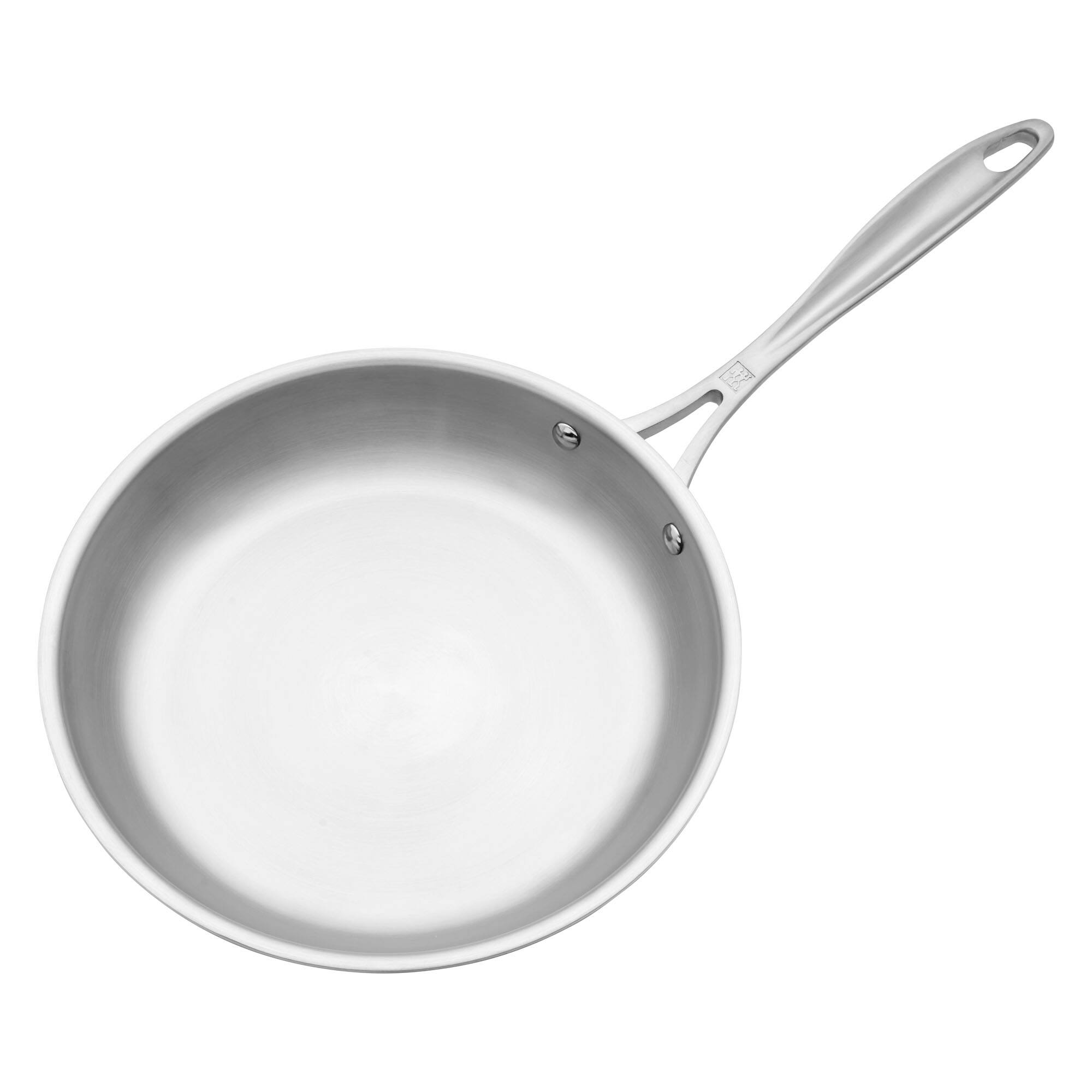 Alt View 2. ZWILLING - ZWILLING Spirit 3-ply 9.5-inch Stainless Steel Fry Pan with Lid - Stainless Steel.