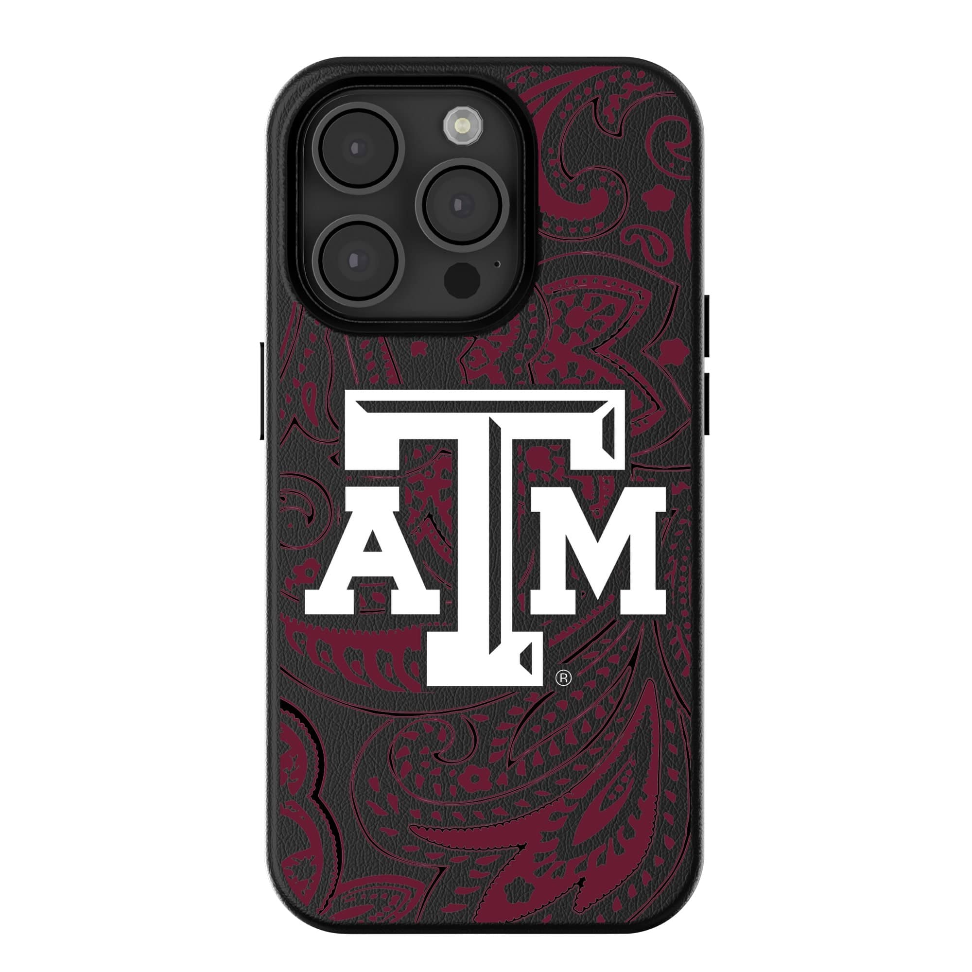 Keyscaper - NCAA - Texas A&M Aggies Paisley iPhone Magnetic Bump Case - 16 Pro Max - Black price history on PriceWatchPro